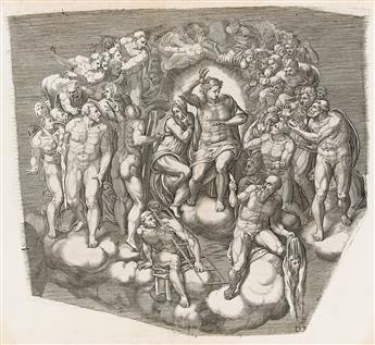 GIORGIO GHISI (AFTER MICHELANGELO BUONARROTI) The Last Judgment.